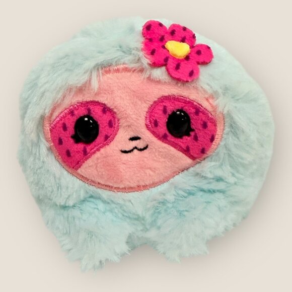 Pikmi Pops Pikmi Flips 2018 Fruit Fiesta 4" Toddle The Sloth Reversible Plush - Picture 1 of 6